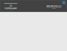 Tablet Screenshot of copelandgroupservices.com